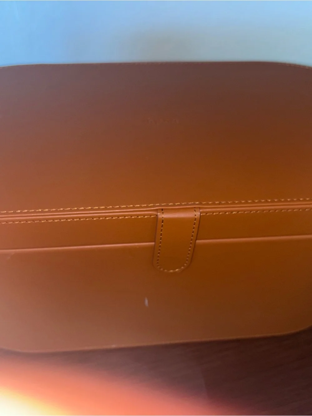 Dyson Orange Leather Tablet Sleeve only the case